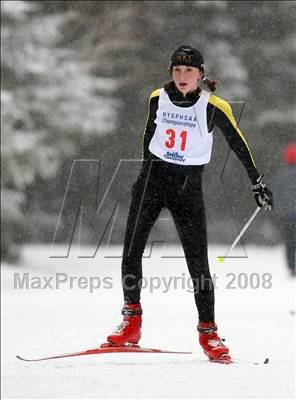 Thumbnail 2 in NYSPHSAA Girls 7.5K Nordic Skate Race @ Lake Placid photogallery.