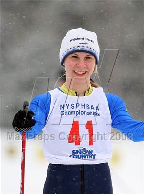 Thumbnail 3 in NYSPHSAA Girls 7.5K Nordic Skate Race @ Lake Placid photogallery.