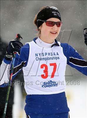 Thumbnail 2 in NYSPHSAA Girls 7.5K Nordic Skate Race @ Lake Placid photogallery.