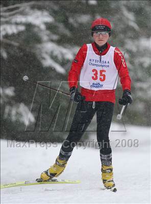 Thumbnail 2 in NYSPHSAA Girls 7.5K Nordic Skate Race @ Lake Placid photogallery.