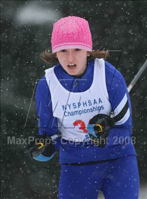Thumbnail 2 in NYSPHSAA Girls 7.5K Nordic Skate Race @ Lake Placid photogallery.