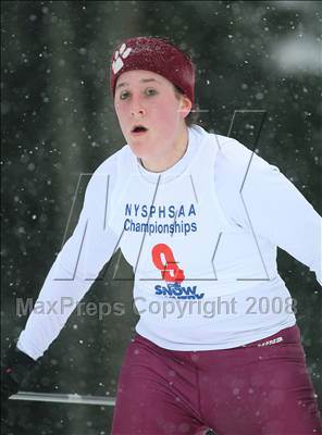 Thumbnail 1 in NYSPHSAA Girls 7.5K Nordic Skate Race @ Lake Placid photogallery.