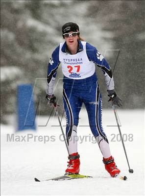 Thumbnail 2 in NYSPHSAA Girls 7.5K Nordic Skate Race @ Lake Placid photogallery.