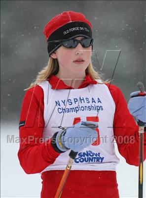 Thumbnail 1 in NYSPHSAA Girls 7.5K Nordic Skate Race @ Lake Placid photogallery.