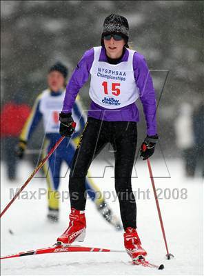 Thumbnail 2 in NYSPHSAA Girls 7.5K Nordic Skate Race @ Lake Placid photogallery.