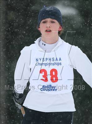 Thumbnail 2 in NYSPHSAA Girls 7.5K Nordic Skate Race @ Lake Placid photogallery.