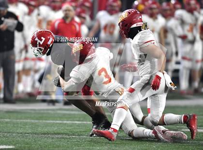 Thumbnail 3 in Cathedral Catholic vs. Orange Lutheran (CIF State Playoffs) photogallery.