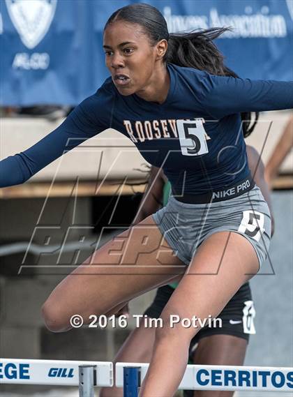 Thumbnail 3 in CIF Southern Section Girls Track and Field Division Finals photogallery.