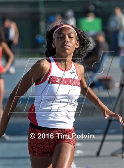 Thumbnail 2 in CIF Southern Section Girls Track and Field Division Finals photogallery.