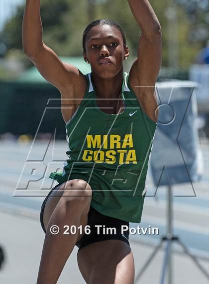 Thumbnail 2 in CIF Southern Section Girls Track and Field Division Finals photogallery.