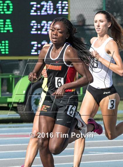 Thumbnail 3 in CIF Southern Section Girls Track and Field Division Finals photogallery.