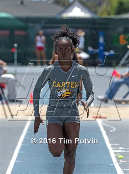 Thumbnail 1 in CIF Southern Section Girls Track and Field Division Finals photogallery.