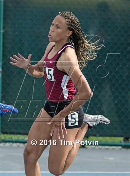 Thumbnail 3 in CIF Southern Section Girls Track and Field Division Finals photogallery.