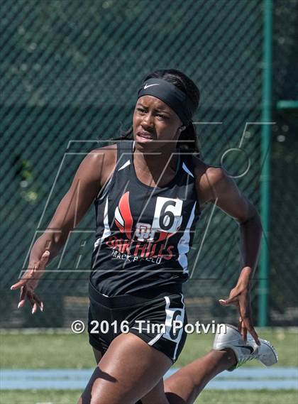 Thumbnail 2 in CIF Southern Section Girls Track and Field Division Finals photogallery.
