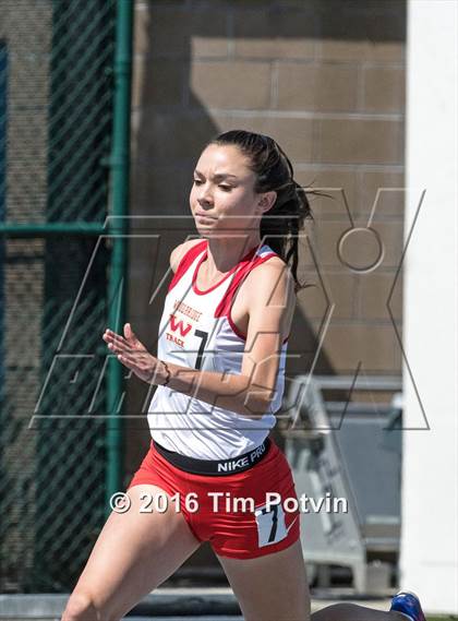 Thumbnail 3 in CIF Southern Section Girls Track and Field Division Finals photogallery.
