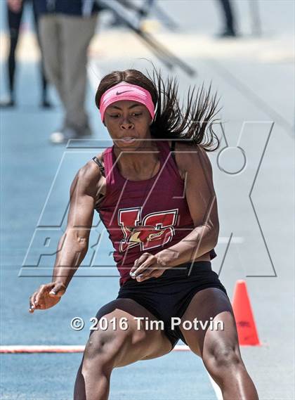 Thumbnail 3 in CIF Southern Section Girls Track and Field Division Finals photogallery.