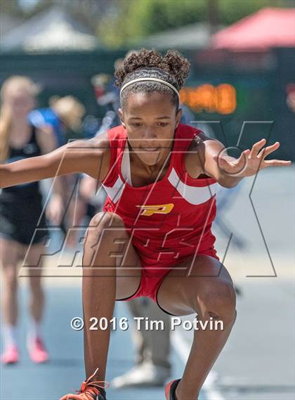 Thumbnail 3 in CIF Southern Section Girls Track and Field Division Finals photogallery.