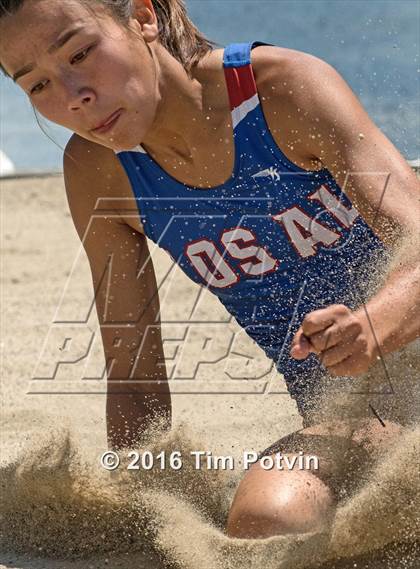 Thumbnail 2 in CIF Southern Section Girls Track and Field Division Finals photogallery.