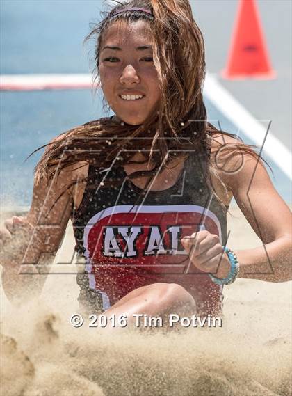 Thumbnail 2 in CIF Southern Section Girls Track and Field Division Finals photogallery.