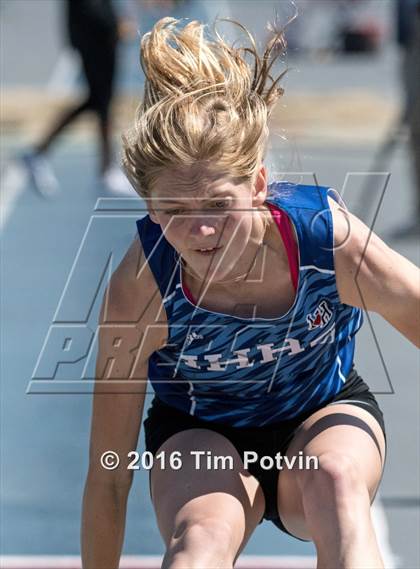 Thumbnail 2 in CIF Southern Section Girls Track and Field Division Finals photogallery.