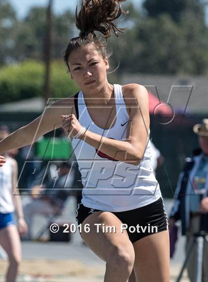 Thumbnail 2 in CIF Southern Section Girls Track and Field Division Finals photogallery.