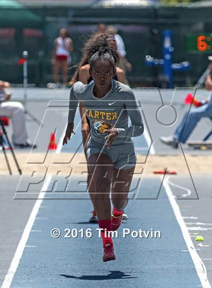 Thumbnail 3 in CIF Southern Section Girls Track and Field Division Finals photogallery.