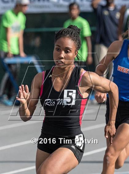 Thumbnail 3 in CIF Southern Section Girls Track and Field Division Finals photogallery.