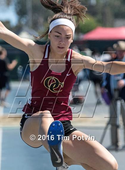 Thumbnail 2 in CIF Southern Section Girls Track and Field Division Finals photogallery.