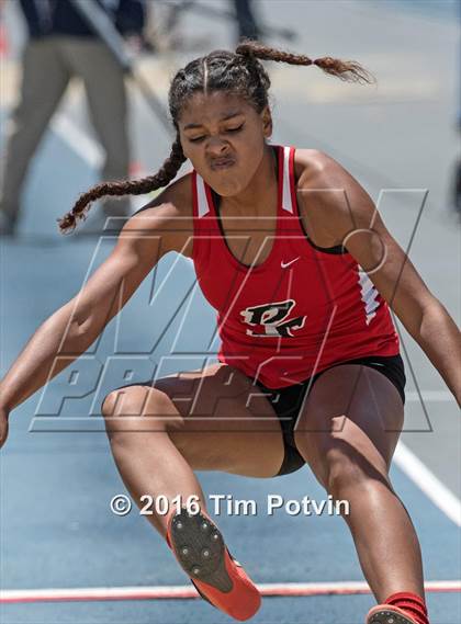 Thumbnail 3 in CIF Southern Section Girls Track and Field Division Finals photogallery.