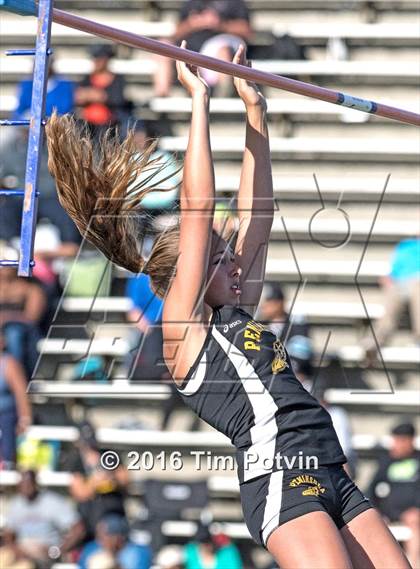 Thumbnail 3 in CIF Southern Section Girls Track and Field Division Finals photogallery.