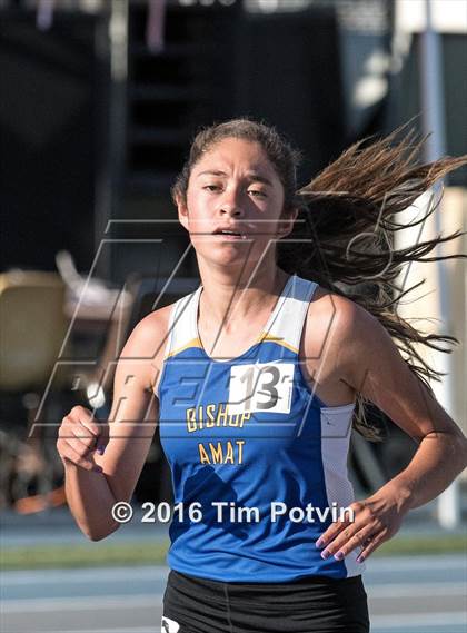 Thumbnail 2 in CIF Southern Section Girls Track and Field Division Finals photogallery.