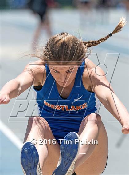 Thumbnail 2 in CIF Southern Section Girls Track and Field Division Finals photogallery.