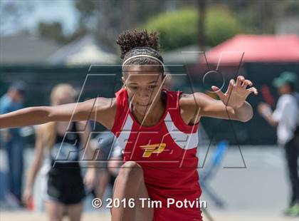 Thumbnail 2 in CIF Southern Section Girls Track and Field Division Finals photogallery.