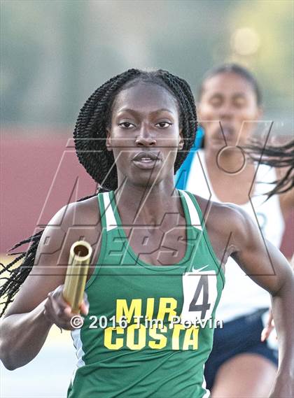 Thumbnail 3 in CIF Southern Section Girls Track and Field Division Finals photogallery.