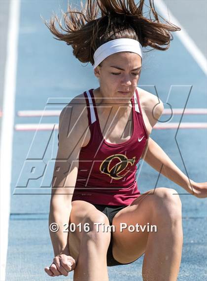 Thumbnail 2 in CIF Southern Section Girls Track and Field Division Finals photogallery.