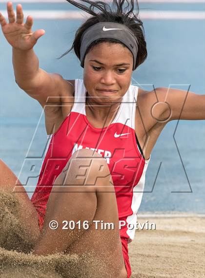 Thumbnail 2 in CIF Southern Section Girls Track and Field Division Finals photogallery.