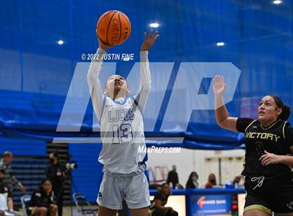 Thumbnail 2 in Victory Christian Academy vs. La Jolla Country Day photogallery.