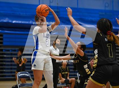 Thumbnail 2 in Victory Christian Academy vs. La Jolla Country Day photogallery.