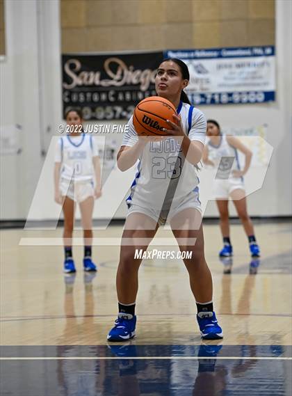 Thumbnail 1 in Victory Christian Academy vs. La Jolla Country Day photogallery.