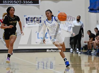 Thumbnail 2 in Victory Christian Academy vs. La Jolla Country Day photogallery.