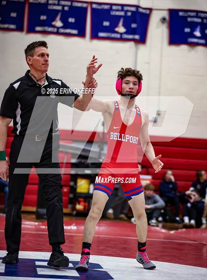 Thumbnail 2 in Smithtown West vs Bellport (Suffolk County Dual Meet Championship D1 Quarterfinal) photogallery.