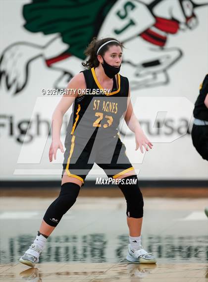 Thumbnail 2 in St. Agnes Academy vs Village (TAPPS 6A Semifinal Playoff) photogallery.