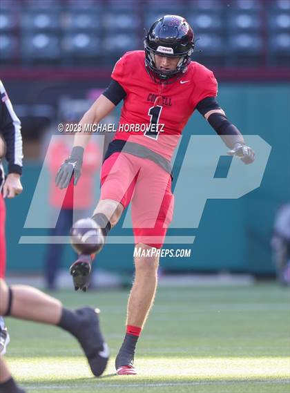 Thumbnail 2 in Coppell vs. Byron Nelson (UIL 6A Football Regional Semi-Final) photogallery.