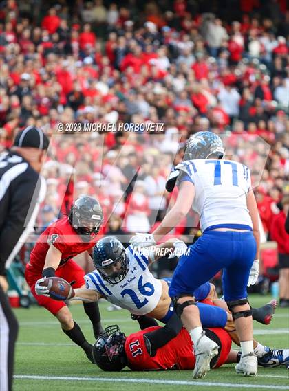 Thumbnail 2 in Coppell vs. Byron Nelson (UIL 6A Football Regional Semi-Final) photogallery.