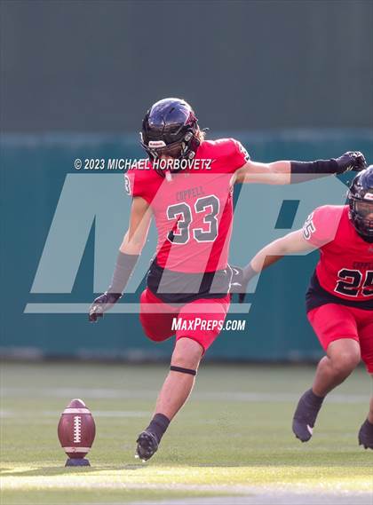 Thumbnail 1 in Coppell vs. Byron Nelson (UIL 6A Football Regional Semi-Final) photogallery.
