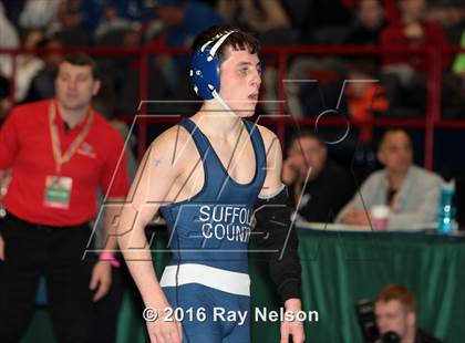 Thumbnail 3 in NYSPHSAA Championships (Division I Semifinals, 99-126 Lbs.) photogallery.