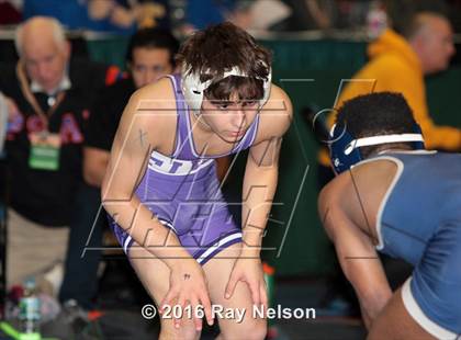 Thumbnail 2 in NYSPHSAA Championships (Division I Semifinals, 99-126 Lbs.) photogallery.