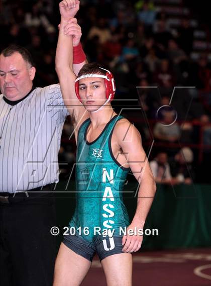 Thumbnail 2 in NYSPHSAA Championships (Division I Semifinals, 99-126 Lbs.) photogallery.