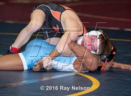 Thumbnail 1 in NYSPHSAA Championships (Division I Semifinals, 99-126 Lbs.) photogallery.