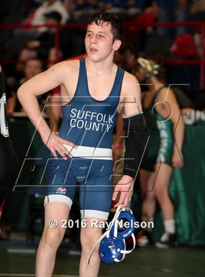 Thumbnail 2 in NYSPHSAA Championships (Division I Semifinals, 99-126 Lbs.) photogallery.